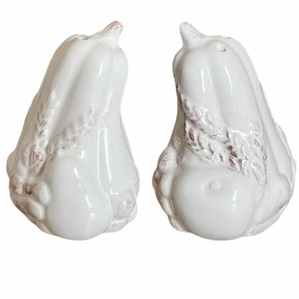 🌺 Bianca American Atelier Ceramic Bird Salt & Pepper Shakers NEW